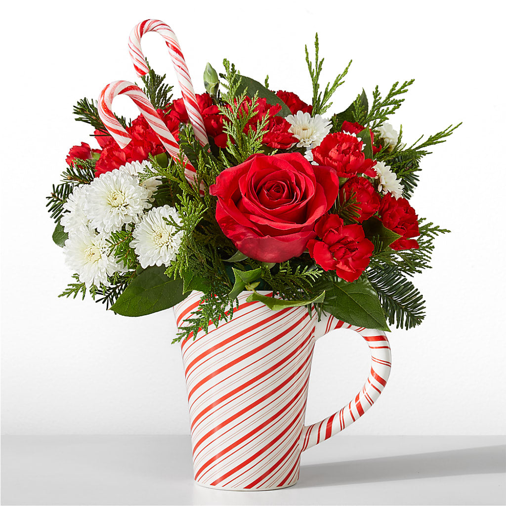 Peppermint Swirl Mug – Heavenly Flowers, San Bernardino CA