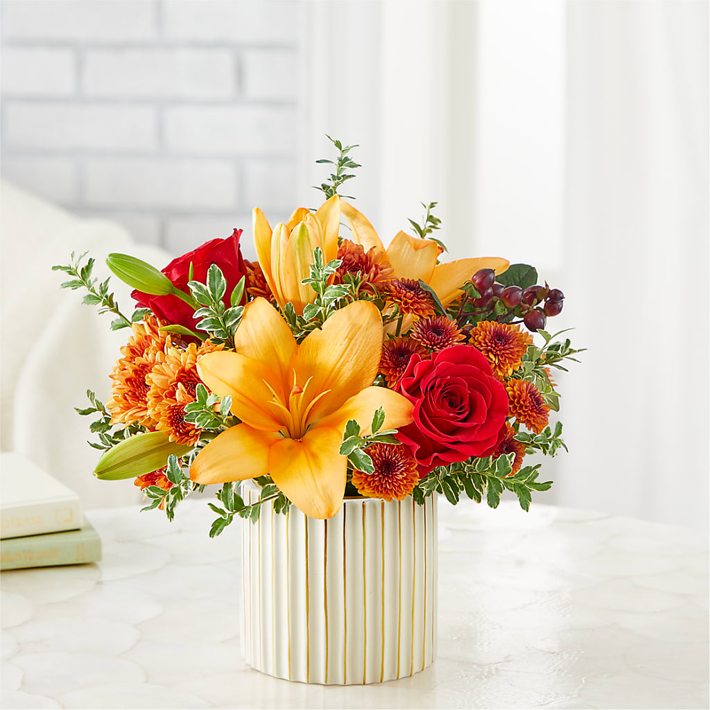 Scarlet Skies Bouquet – Heavenly Flowers, San Bernardino CA