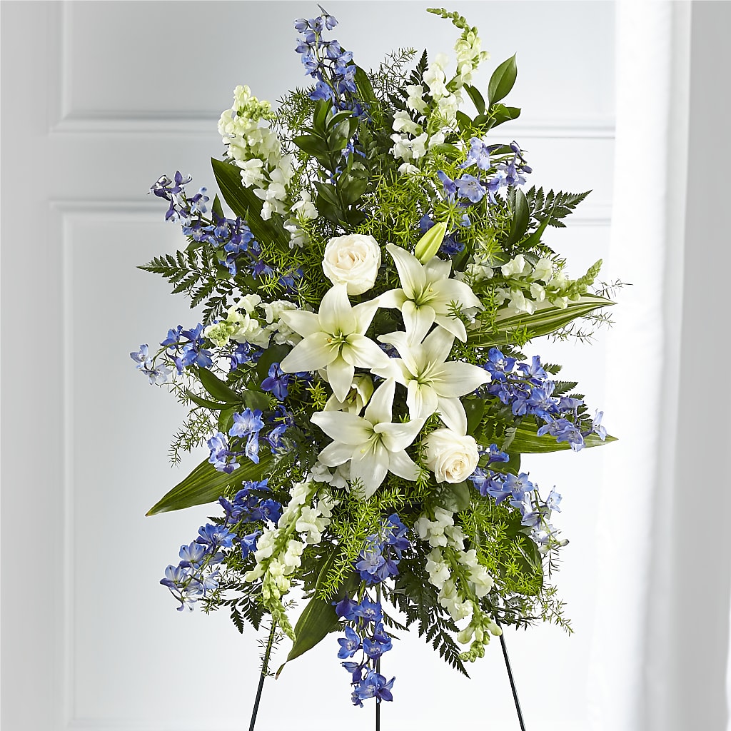 Faithful Friend Standing Spray – Heavenly Flowers, San Bernardino CA