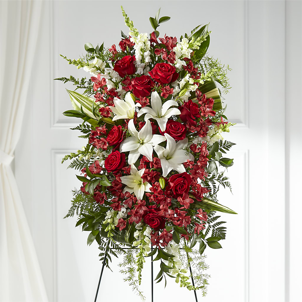 Everlasting Memory Standing Spray – Heavenly Flowers, San Bernardino CA