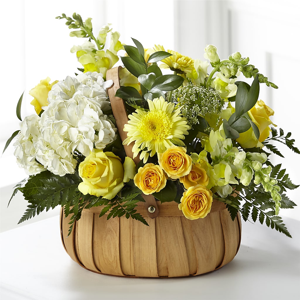 Rustic Remembrance Basket – Heavenly Flowers, San Bernardino CA