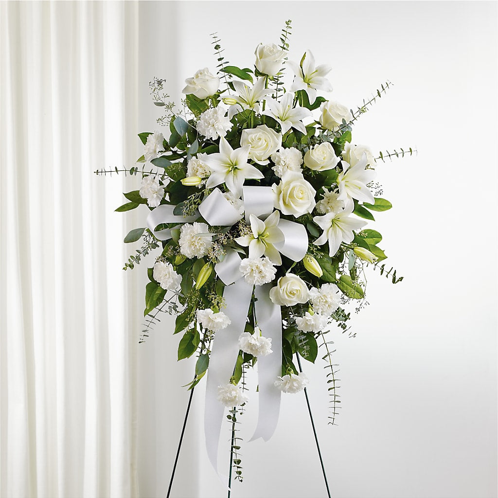 With Care Standing Spray – Heavenly Flowers, San Bernardino CA