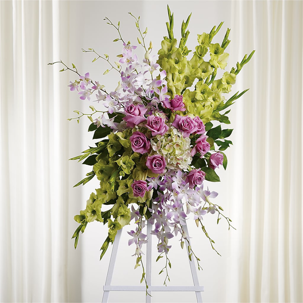 Lasting Legacy Standing Spray – Heavenly Flowers, San Bernardino CA
