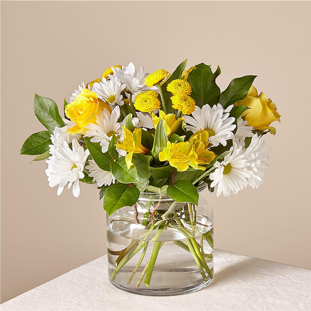 Sunny Sentiments Bouquet – Heavenly Flowers, San Bernardino CA
