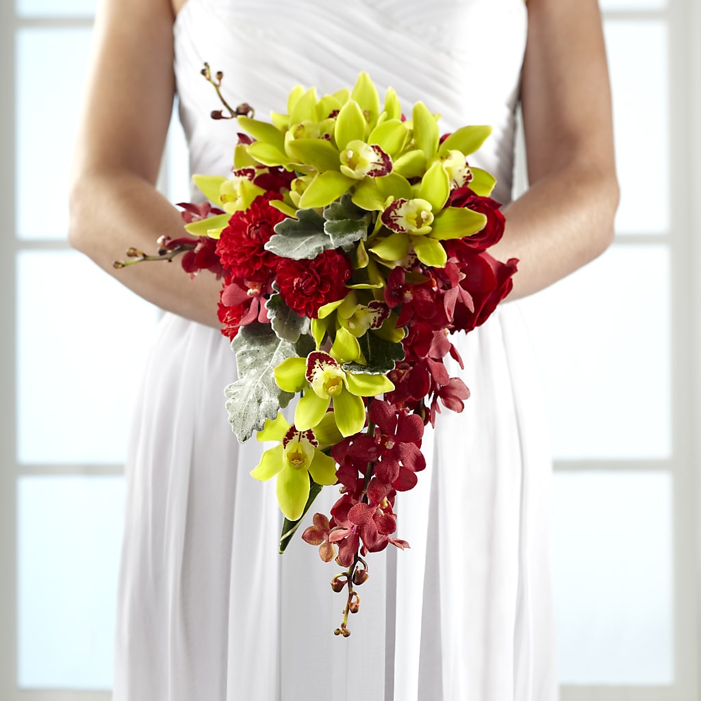 Elegant Orchid Bouquet – Heavenly Flowers, San Bernardino CA