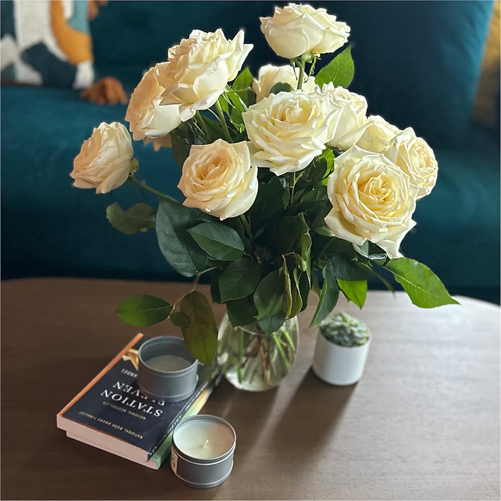 Long Stem Yellow Rose Bouquet –  Heavenly Flowers, San Bernardino CA