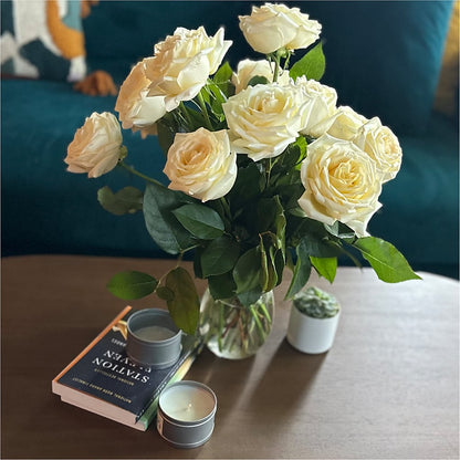 Long Stem Yellow Rose Bouquet –  Heavenly Flowers, San Bernardino CA