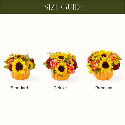 Golden Gourd Pumpkin Bouquet –  Heavenly Flowers, San Bernardino CA
