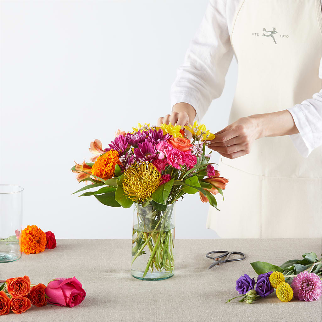 Feast of Color – A Florist Original –  Heavenly Flowers, San Bernardino CA