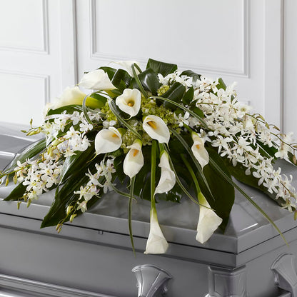 Angel Wings Casket Spray –  Heavenly Flowers, San Bernardino CA