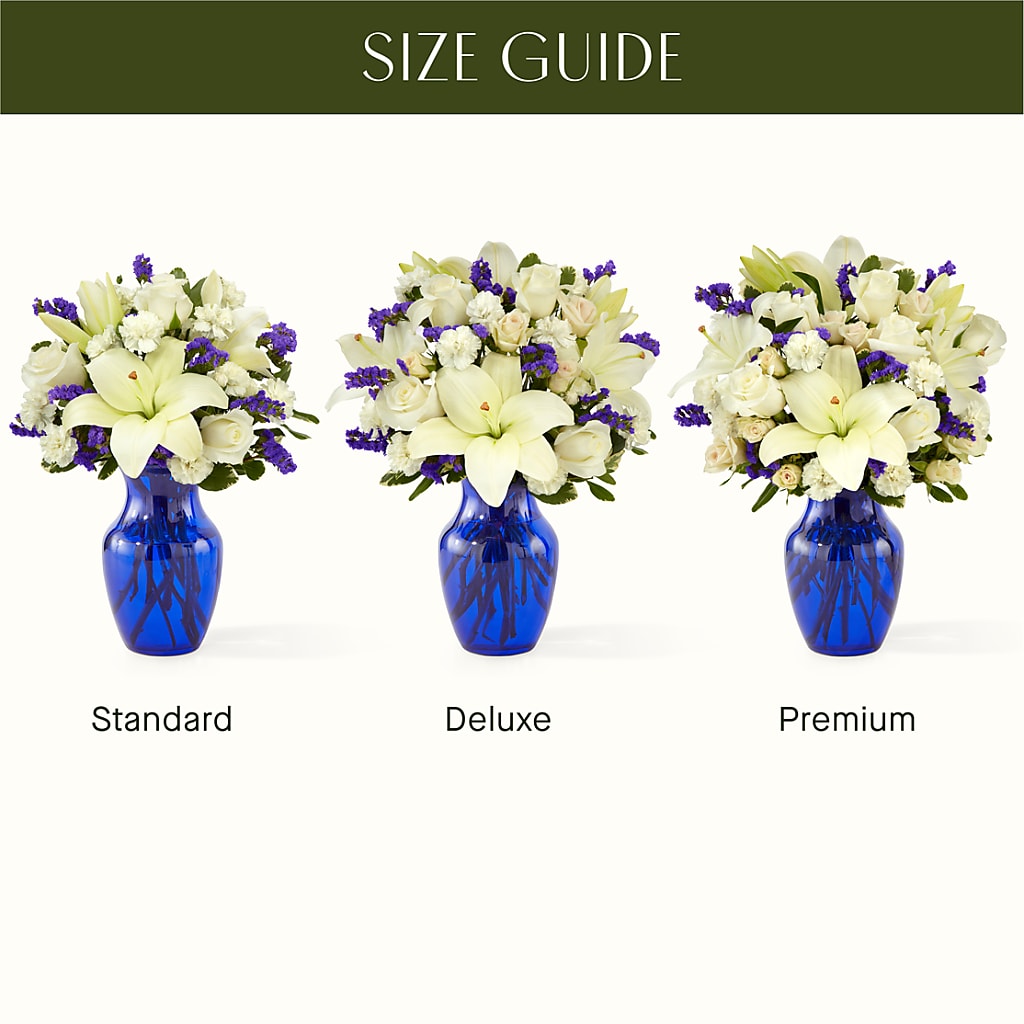 Sapphire Rush Bouquet –  Heavenly Flowers, San Bernardino CA